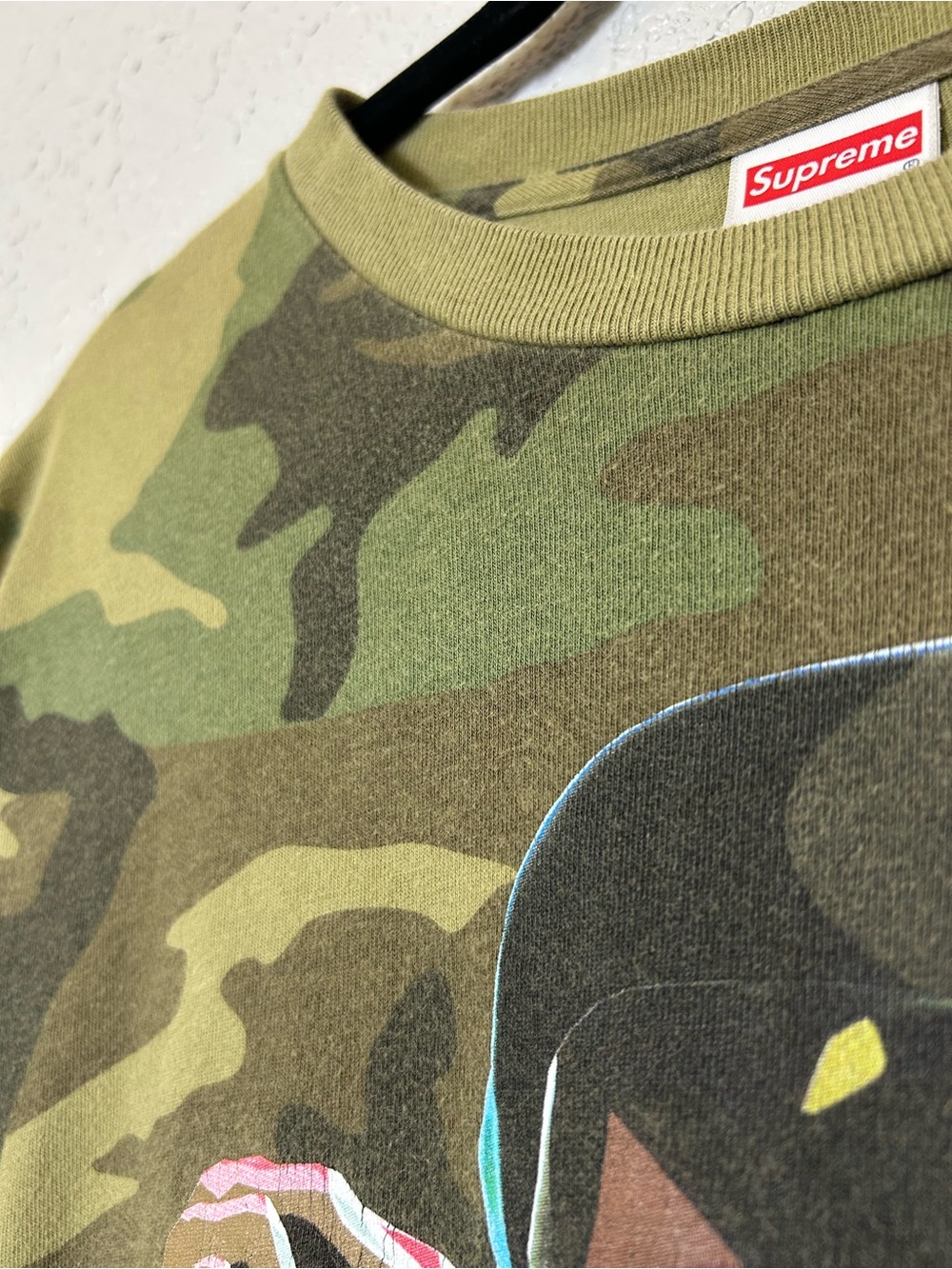 SUPREME SS19 Short Sleeve Creeper Tee Woodland Camo - Picture 5 of 6